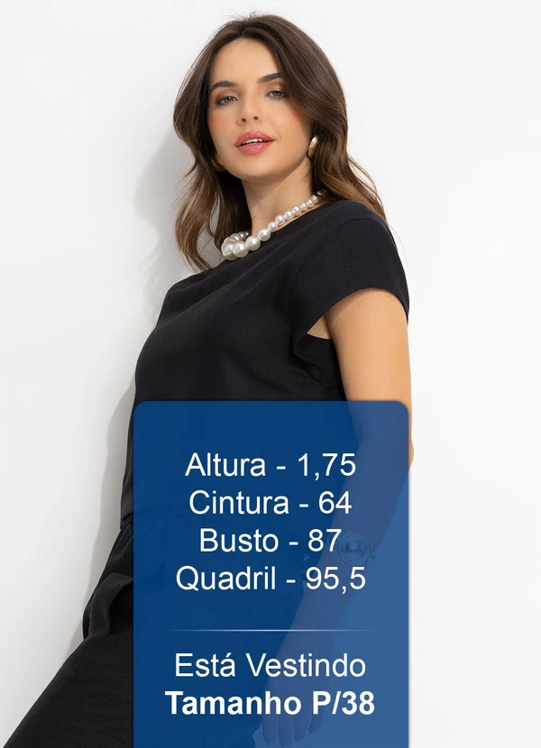 Souq - Blusa  em Linho Preto 5