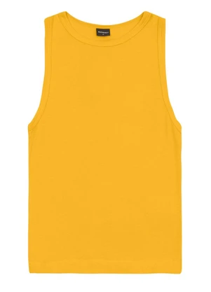 Essendi - Blusa Regata Feminina em Ribana Amarelo - ESSENDI