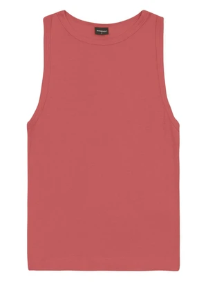 Essendi - Blusa Regata Feminina em Ribana Rosa - ESSENDI