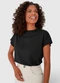 Malwee - Blusa Reta Comfy Touch Preto - variação: Preto