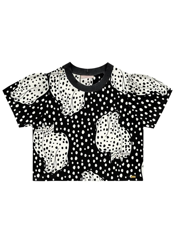 Angel - Blusa Retilinea Viscose Preto