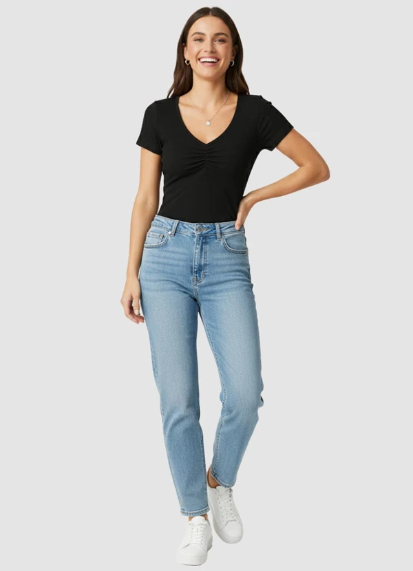 Yends Fashion - Blusa Ribana Feminina Ribana Preto 3