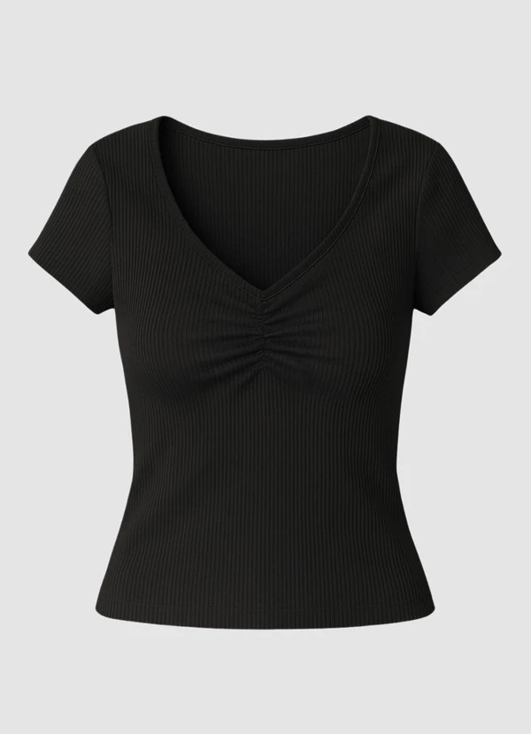 Yends Fashion - Blusa Ribana Feminina Ribana Preto 4