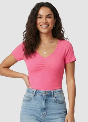 Yends Fashion - Blusa Ribana Feminina Ribana Rosa - YENDS FASHION