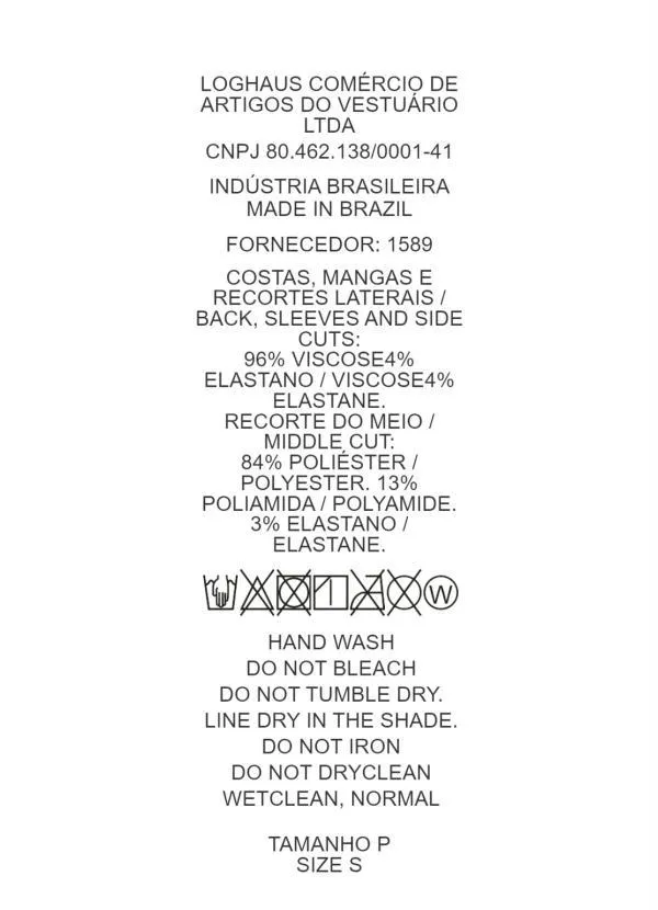 Quintess - Blusa Rosa e Preto com Recorte Frontal 10