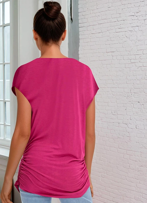 bonprix - Blusa Rosa em Malha de Viscose 2