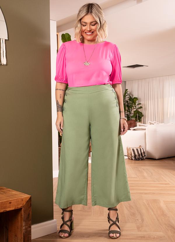 Quintess - Blusa Rosa em Malha Fria 7