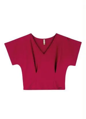 Marialícia - Blusa Rosa - MARIALÍCIA