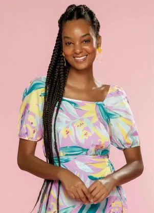 Marialícia - Blusa Rosa - MARIALÍCIA