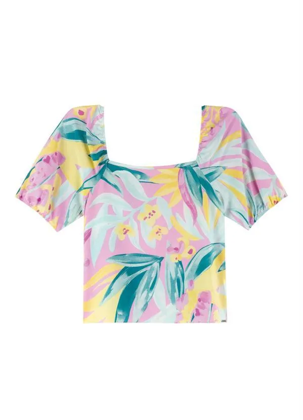 Marialícia - Blusa Rosa 3