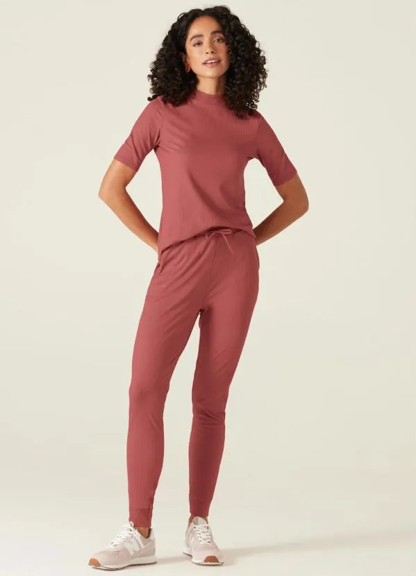 Malwee - Blusa Rosê Canelada Feminina 1