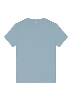 Enfim - Blusa Slim em Viscose Azul Pastel - ENFIM