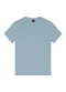 Enfim - Blusa Slim em Viscose Off White - variação: Azul Pastel