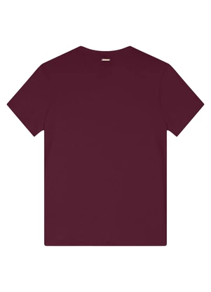 Enfim - Blusa Slim em Viscose Bordô - ENFIM