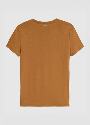 Enfim - Blusa Slim em Viscose Canela - ENFIM