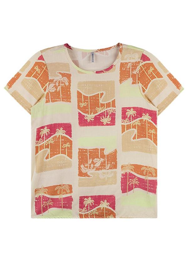 Rezzato - Blusa Sunny Prints Adulto Feminino Branco 3