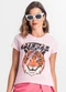 Select - Blusa T-Shirt Feminina Estampada Laranja - variação: Rosa