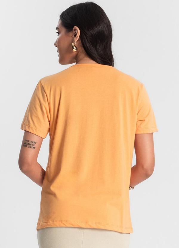 Rovitex - Blusa T- Shirt Feminina Laranja 2