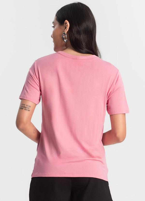 Rovitex - Blusa T-Shirt Feminina Libélula Rosa 2
