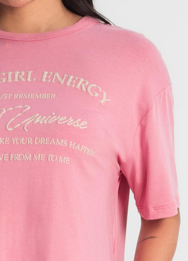 Rovitex - Blusa T- Shirt Feminina Rosa 5