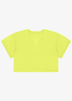 Blusa Tecido em Viscose Infinita Cor (Amarelo) - INFINITA COR