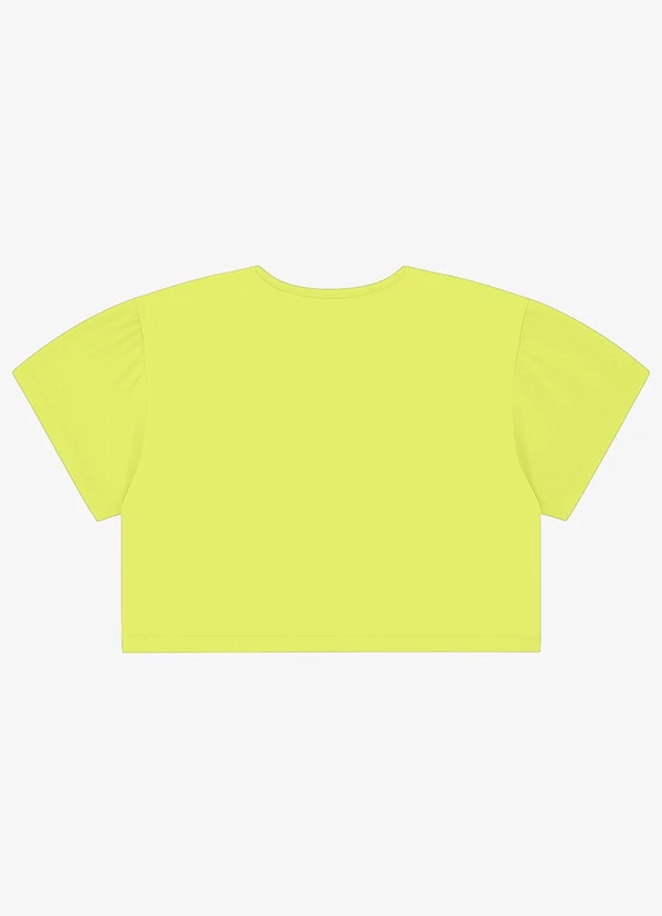 Infinita Cor - Blusa Tecido em Viscose Infinita Cor Amarelo 2