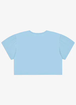 Blusa Tecido em Viscose Infinita Cor (Azul) - INFINITA COR