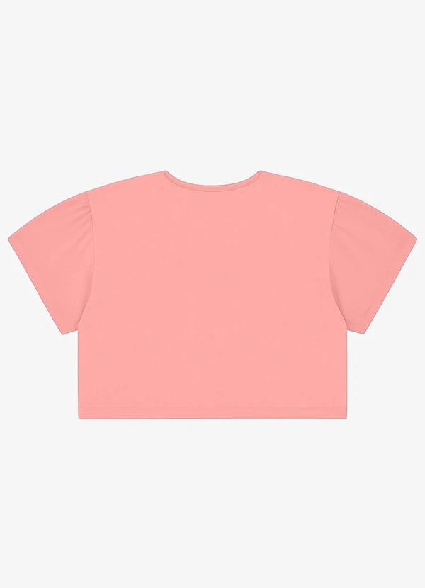 Infinita Cor - Blusa Tecido em Viscose Infinita Cor Rosa 2