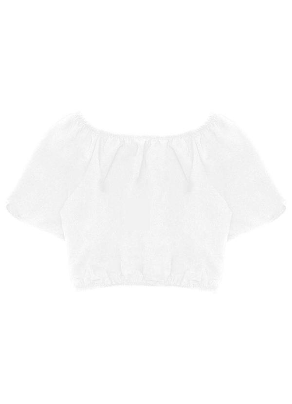 Endless - Blusa Tecido Plano Feminina Branco 4