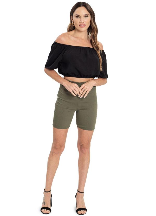 Endless - Blusa Tecido Plano Feminina Preto 3