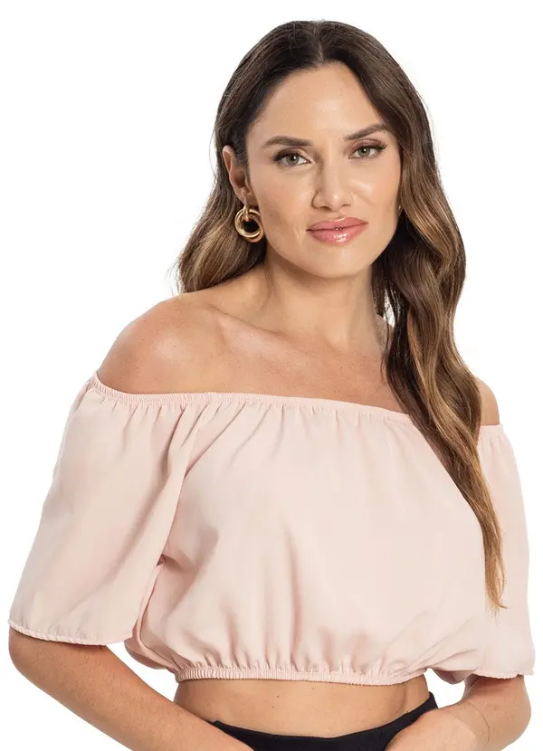Endless - Blusa Tecido Plano Feminina Rosa