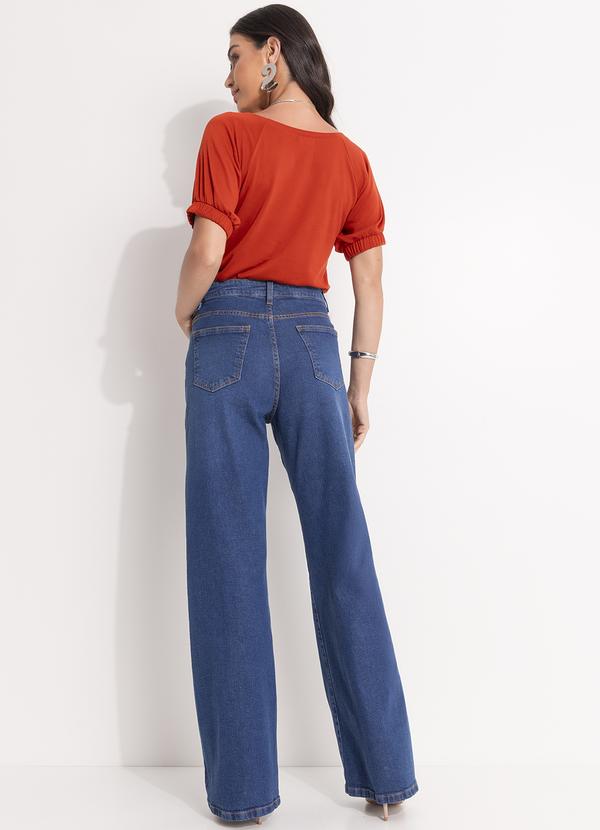 Quintess - Blusa Terracota em Malha Viscotricot 4