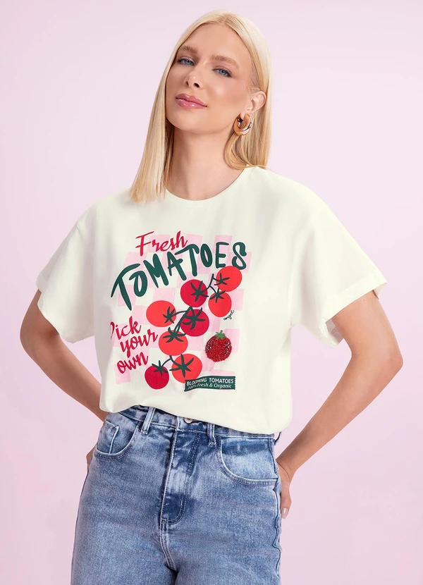 Angel - Blusa Tomates Bege