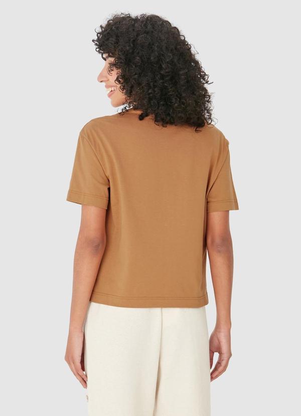 Malwee - Blusa Tradicional Cultive Amor Marrom 2