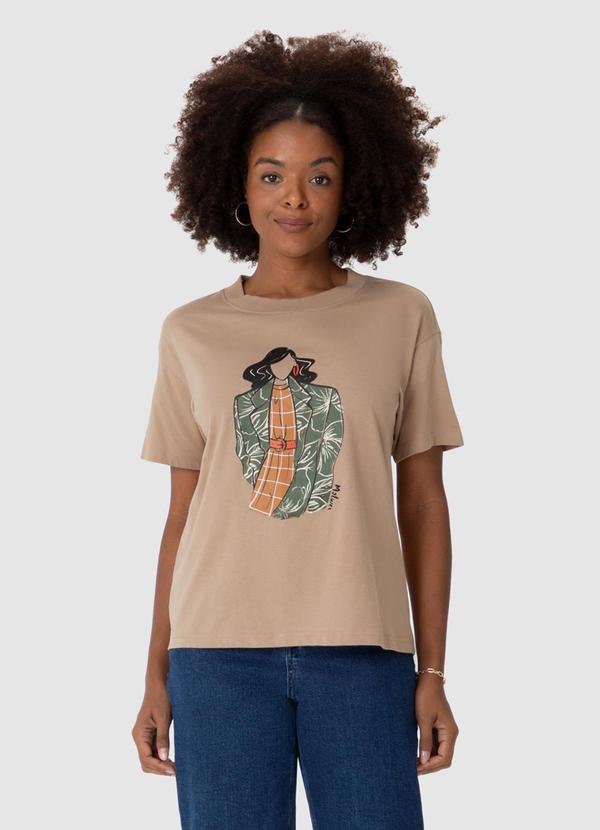 Malwee - Blusa Tradicional Mulher Fashionista Bege 1