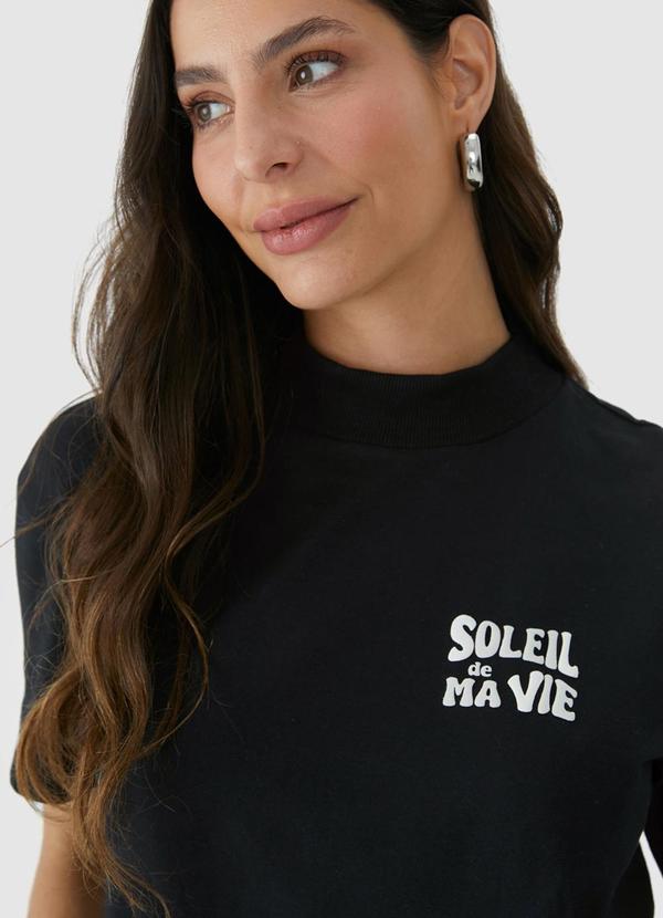 Malwee - Blusa Tradicional Soleil de Ma Vie Preto 3
