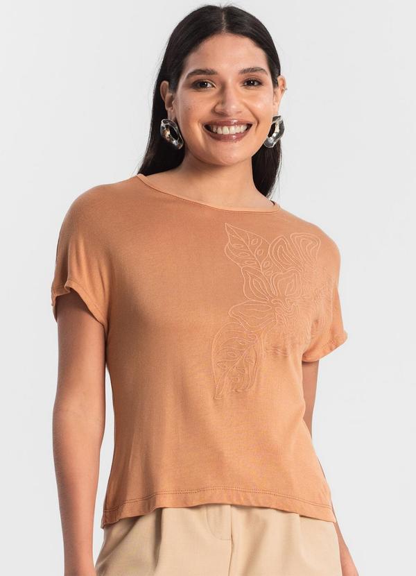 Rovitex - Blusa Tricot Feminina Marrom