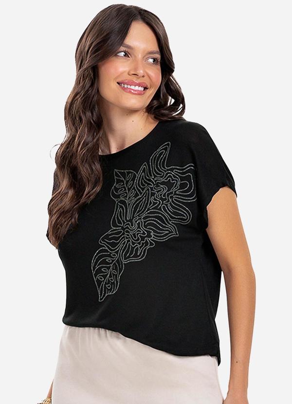 Rovitex - Blusa Tricot Feminina Preto