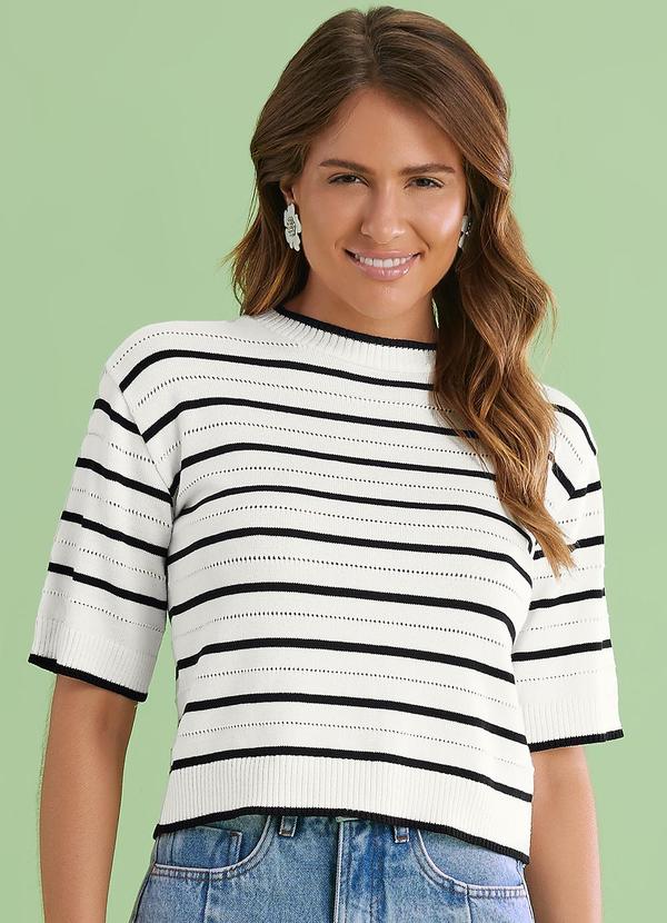 Angel - Blusa Tricot Preto