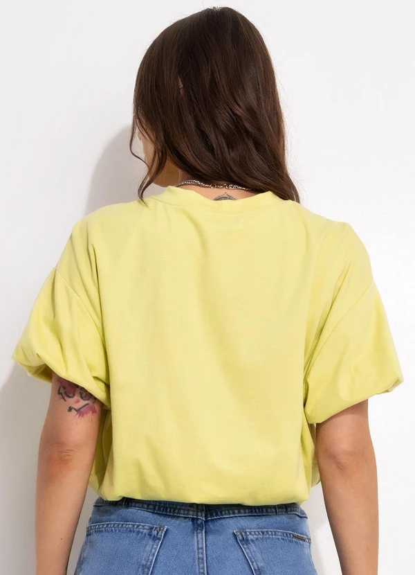 Bimini - Blusa Verde Claro em Malha de Algodão 2