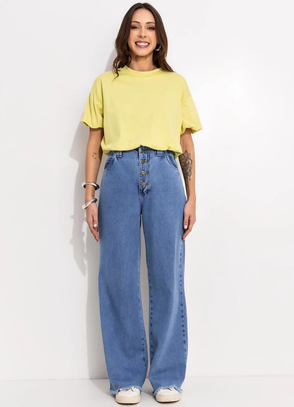 Bimini - Blusa Verde Claro em Malha de Algodão 3