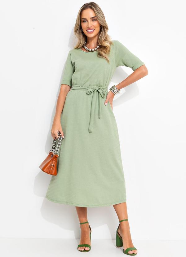 Bimini - Blusa Verde Claro em Malha Texturizada 3