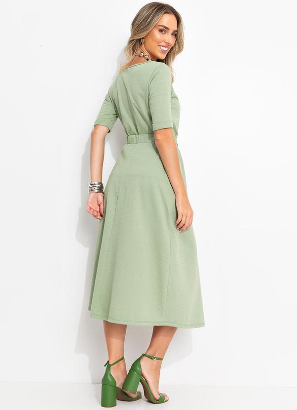 Bimini - Blusa Verde Claro em Malha Texturizada 4