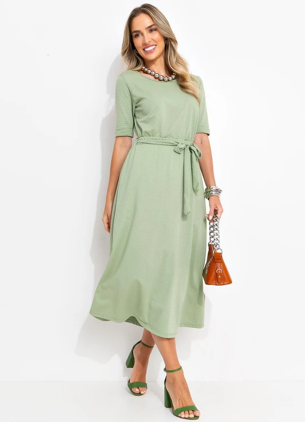 Bimini - Blusa Verde Claro em Malha Texturizada 5