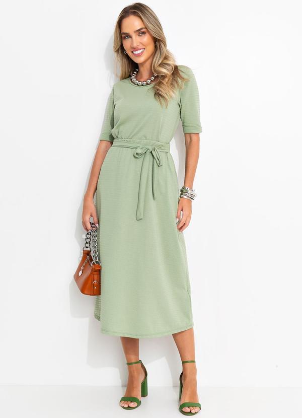 Bimini - Blusa Verde Claro em Malha Texturizada 6