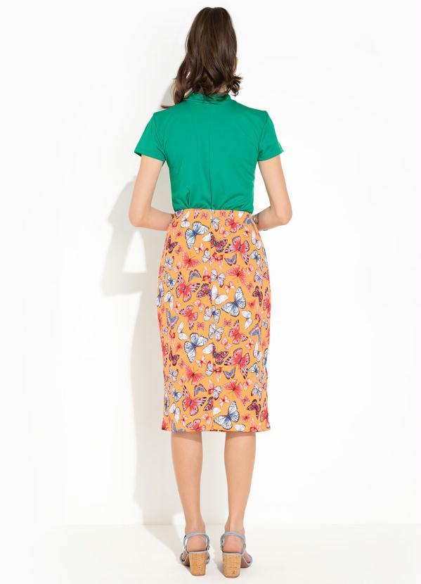 Rosalie - Blusa Verde com Gola Laço 5