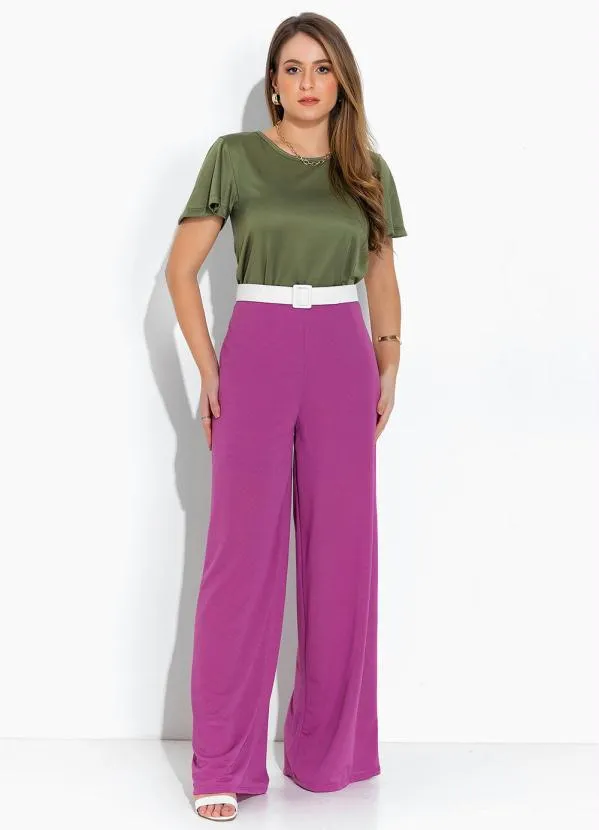 Rosalie - Blusa Verde com Manga Ampla 3