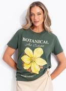Blusa (verde) em malha de algod�o penteado