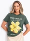 Quintess - Blusa Off White em Malha de Algodão Penteado - variação: Verde