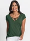bonprix - Blusa Telha em Malha de Viscose - variação: Verde